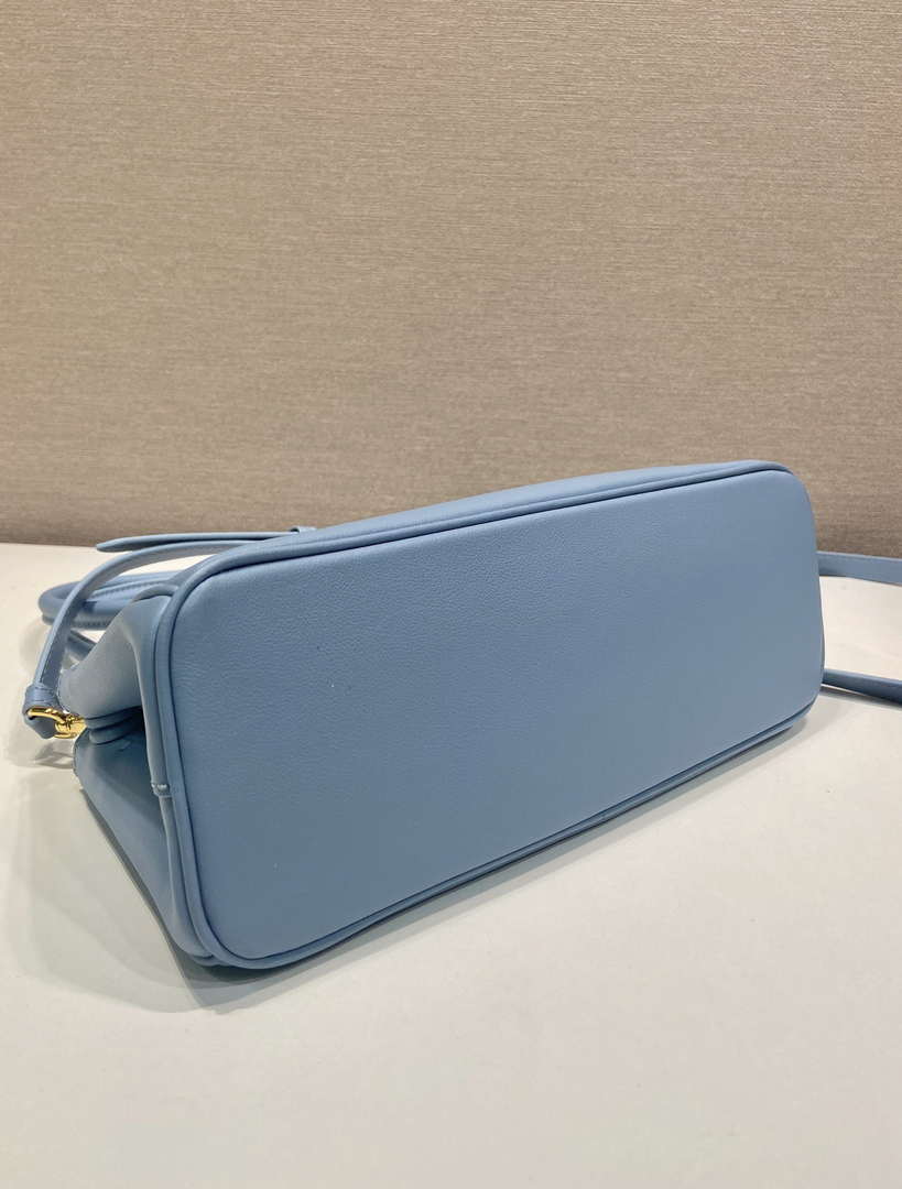 Prada 1BA457 Medium Prada Galleria leather bag Blue - Default Title - View 5