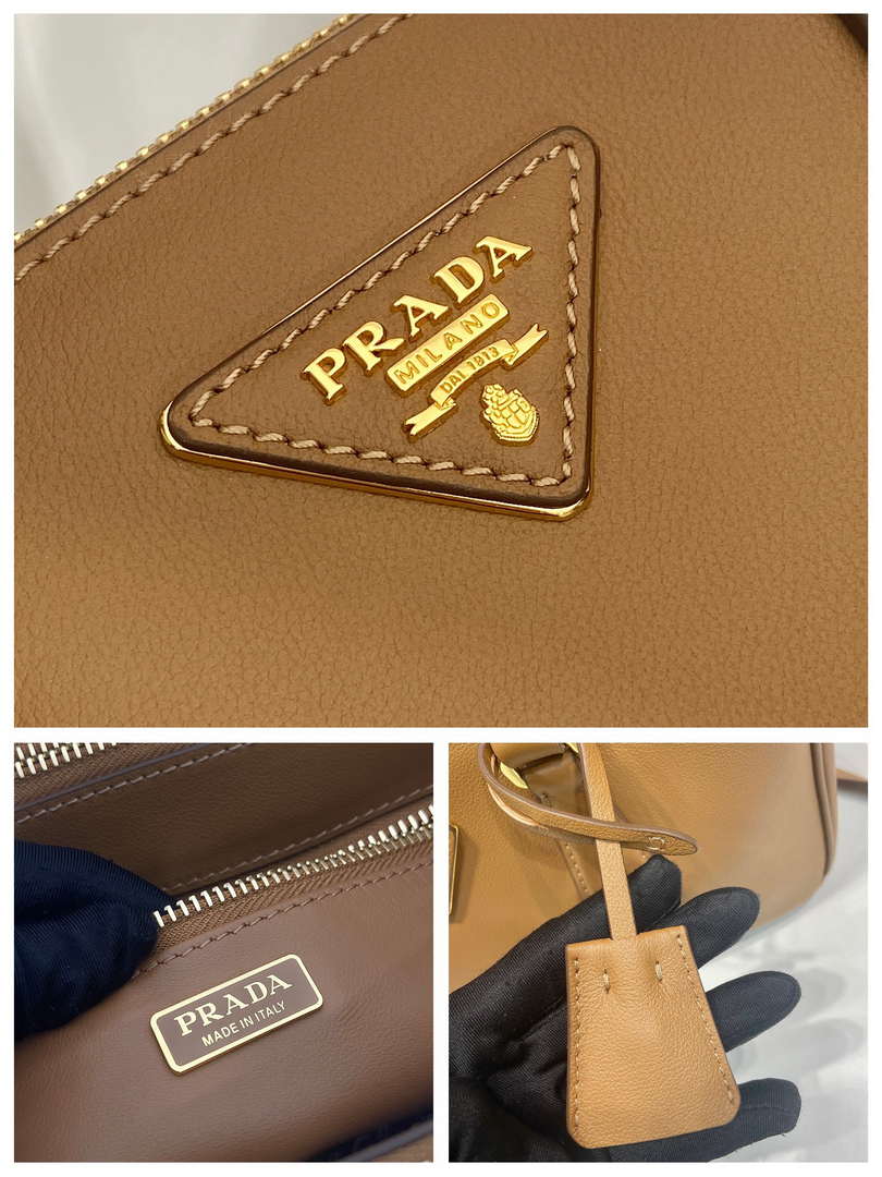 Prada 1BA457 Medium Prada Galleria leather bag Brown