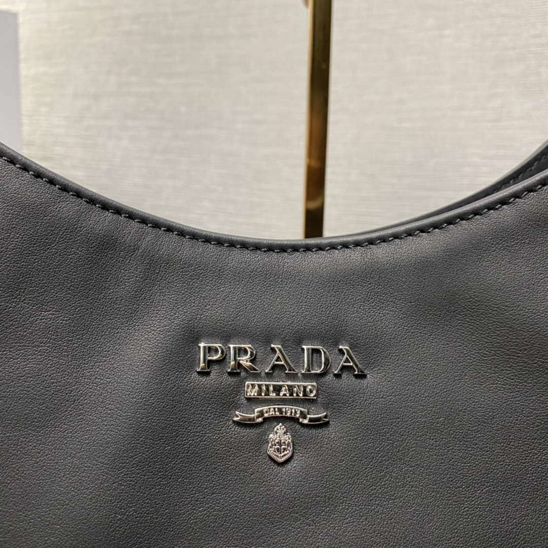 Prada 1BA638 Book Tote Bag Black