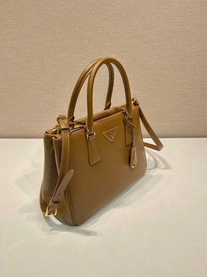 Prada 1BA863 Medium Prada Galleria Saffiano leather bag Cross pattern Natural - Default Title - View 2