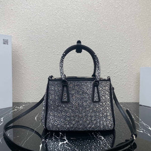 Prada 1BA896 Prada Galleria Saffiano leather small bag Black - Default Title - View 1