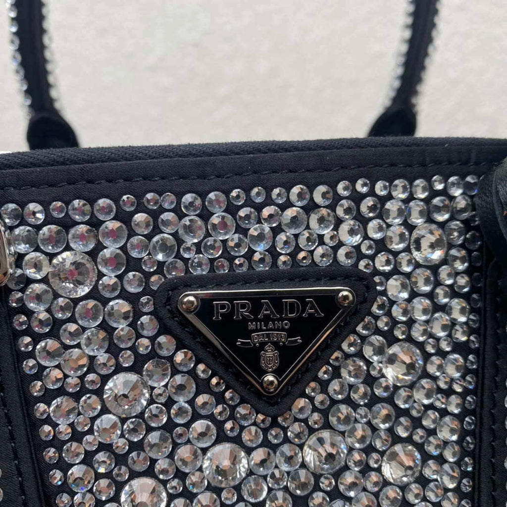 Prada 1BA896 Prada Galleria Saffiano leather small bag Black