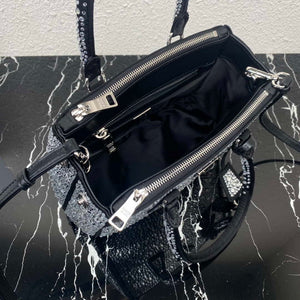 Prada 1BA896 Prada Galleria Saffiano leather small bag Black - Default Title - View 7