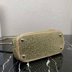 Prada 1BA896 Prada Galleria Saffiano leather small bag Gold - Default Title - View 4