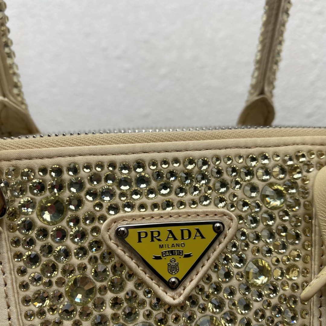 Prada 1BA896 Prada Galleria Saffiano leather small bag Gold - Default Title - View 5