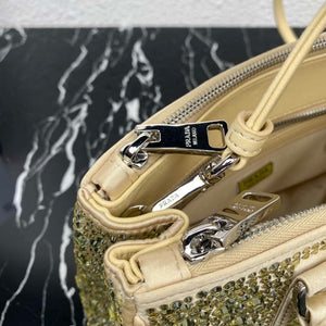 Prada 1BA896 Prada Galleria Saffiano leather small bag Gold - Default Title - View 6
