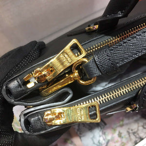 Prada 1BA896 Small Prada Galleria Saffiano leather bag Black - Default Title - View 8