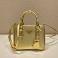 Prada 1BA906 Galleria Saffiano leather mini-bag Gold - Default Title - View 1