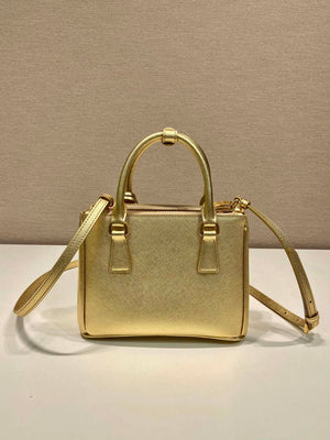 Prada 1BA906 Galleria Saffiano leather mini-bag Gold - Default Title - View 4