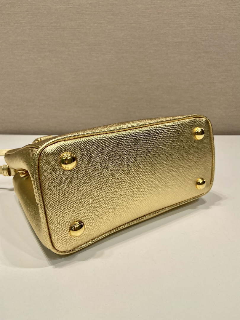 Prada 1BA906 Galleria Saffiano leather mini-bag Gold - Default Title - View 6