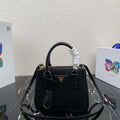 Prada 1BA906 Prada Galleria Saffiano leather mini-bag Black