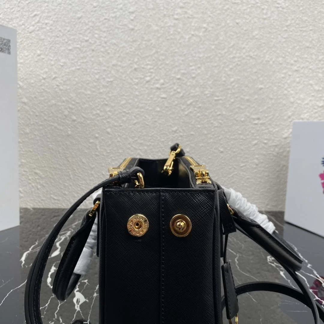 Prada 1BA906 Prada Galleria Saffiano leather mini-bag Black - Default Title - View 7