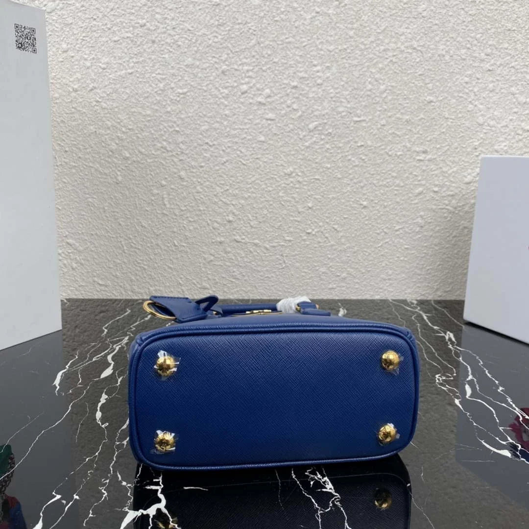 Prada 1BA906 Prada Galleria Saffiano leather mini-bag Blue - Default Title - View 5
