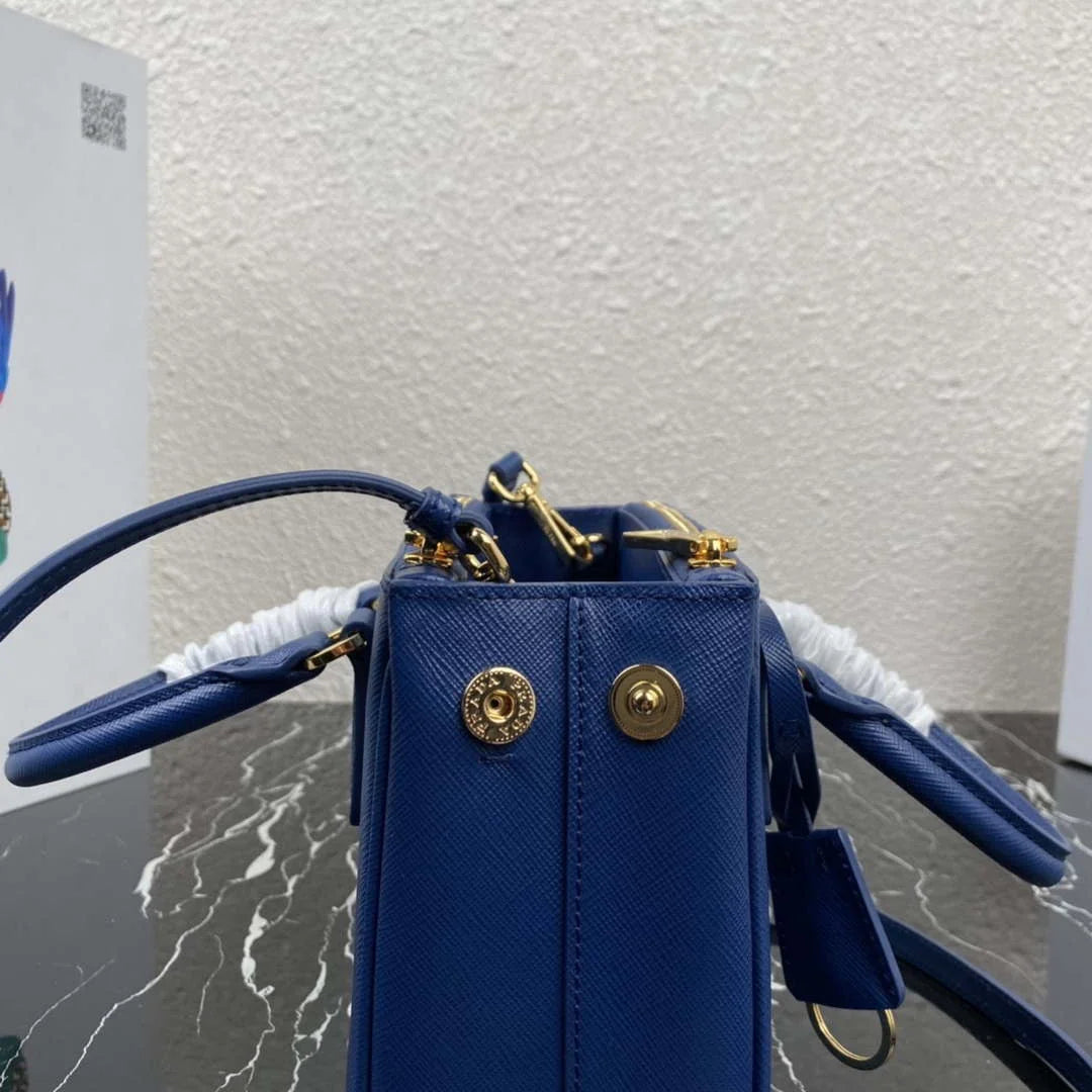 Prada 1BA906 Prada Galleria Saffiano leather mini-bag Blue - Default Title - View 7