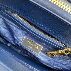 Prada 1BA906 Prada Galleria Saffiano leather mini-bag Blue - Default Title - View 9