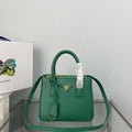 Prada 1BA906 Prada Galleria Saffiano leather mini-bag Green