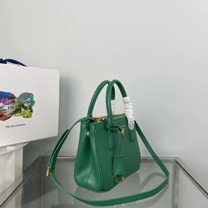 Prada 1BA906 Prada Galleria Saffiano leather mini-bag Green - Default Title - View 3