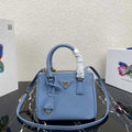 Prada 1BA906 Prada Galleria Saffiano leather mini-bag Light Blue - Default Title - View 1