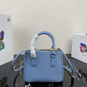 Prada 1BA906 Prada Galleria Saffiano leather mini-bag Light Blue - Default Title - View 2