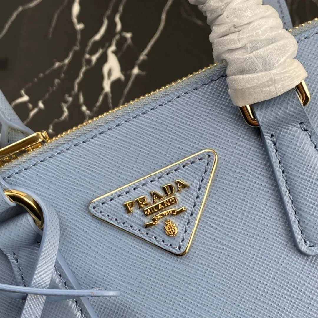 Prada 1BA906 Prada Galleria Saffiano leather mini-bag Light Blue - Default Title - View 4