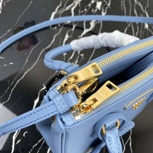 Prada 1BA906 Prada Galleria Saffiano leather mini-bag Light Blue - Default Title - View 6