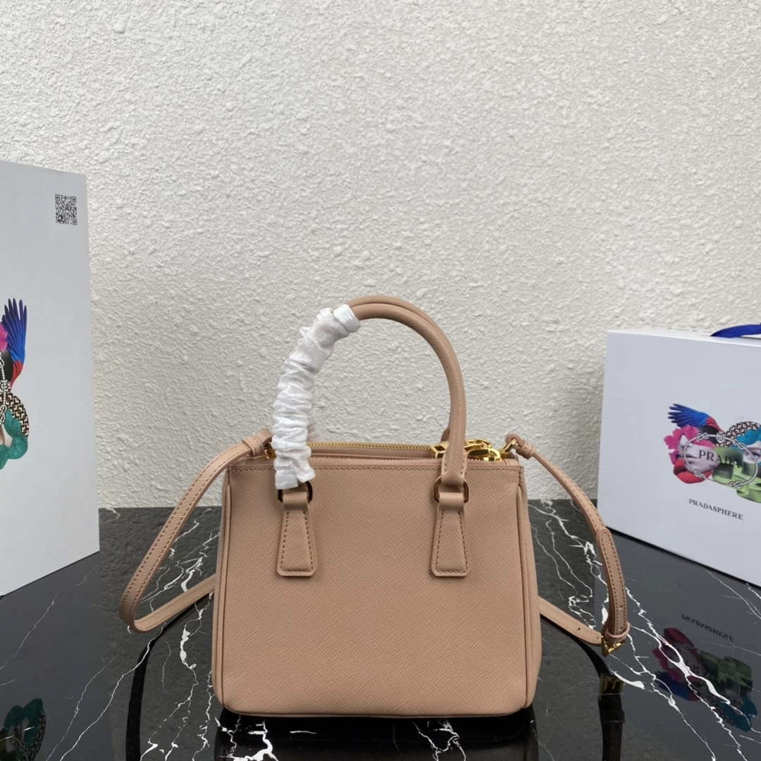 Prada 1BA906 Prada Galleria Saffiano leather mini-bag Light Pink - Default Title - View 2