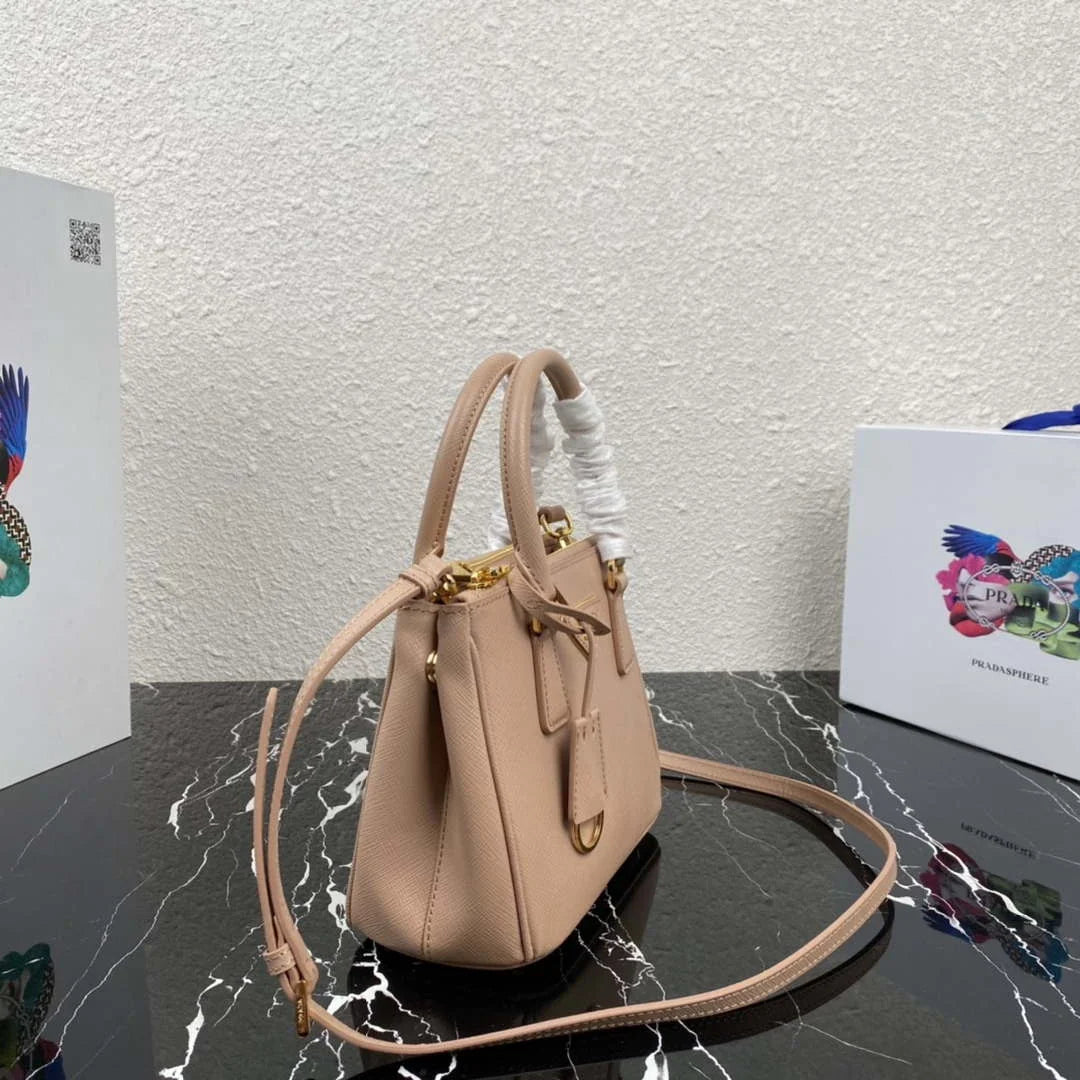 Prada 1BA906 Prada Galleria Saffiano leather mini-bag Light Pink - Default Title - View 3