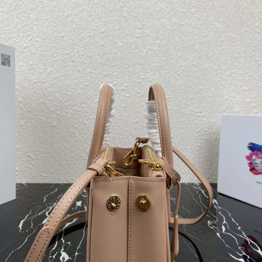 Prada 1BA906 Prada Galleria Saffiano leather mini-bag Light Pink