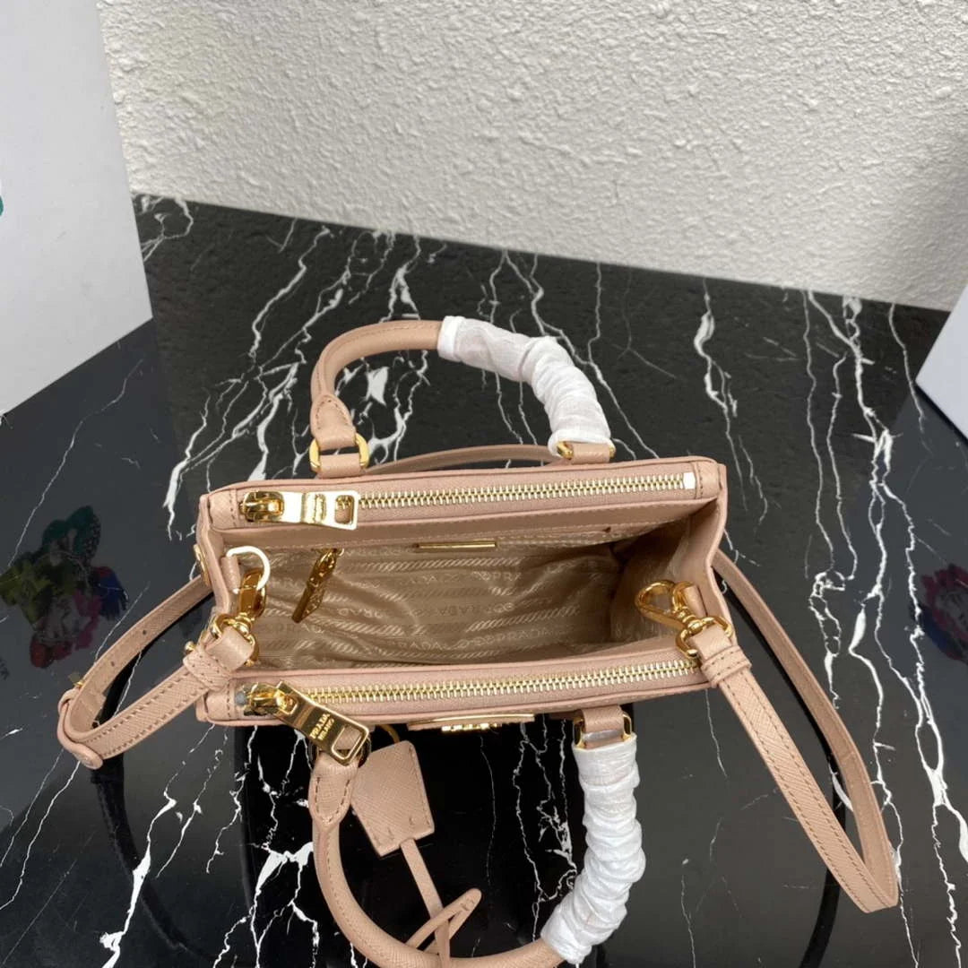 Prada 1BA906 Prada Galleria Saffiano leather mini-bag Light Pink