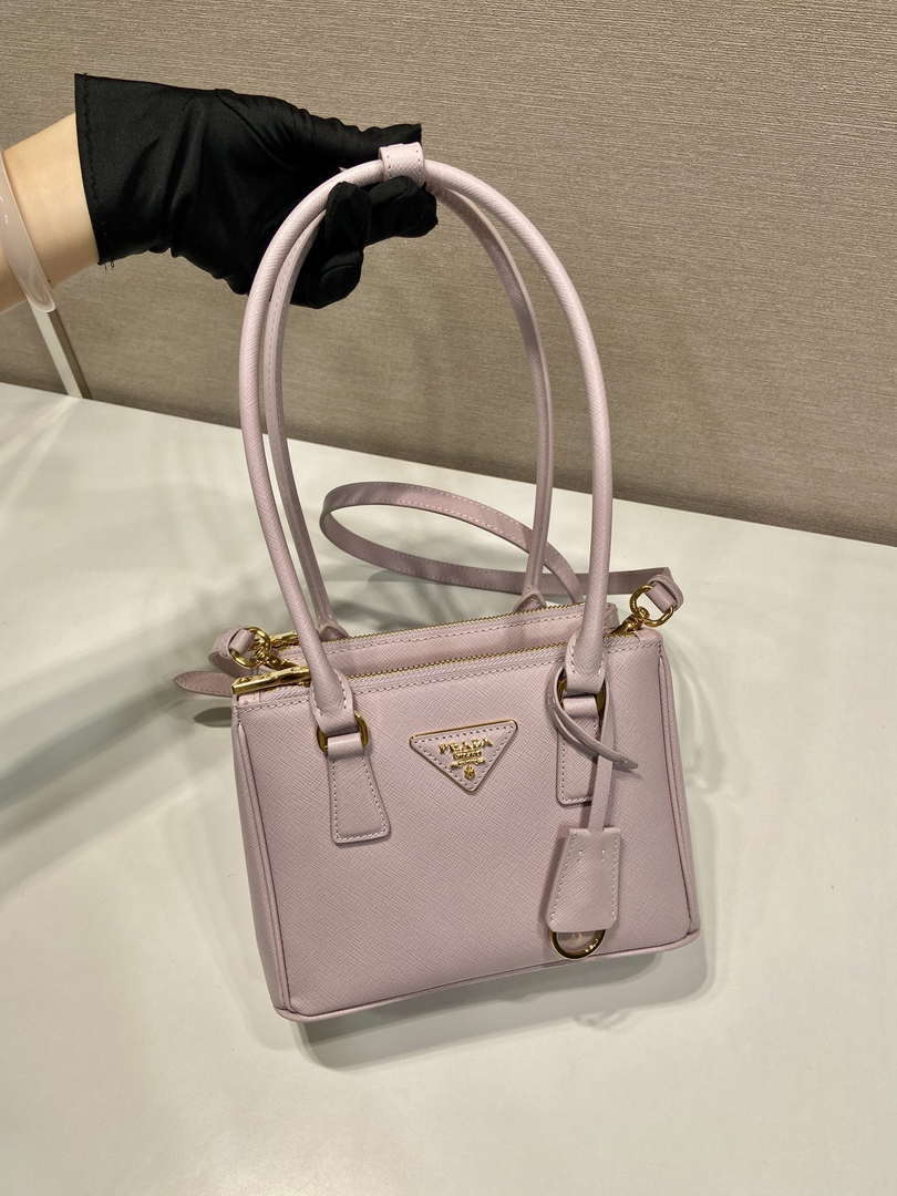 Prada 1BA906 Prada Galleria Saffiano leather mini-bag Light Purple