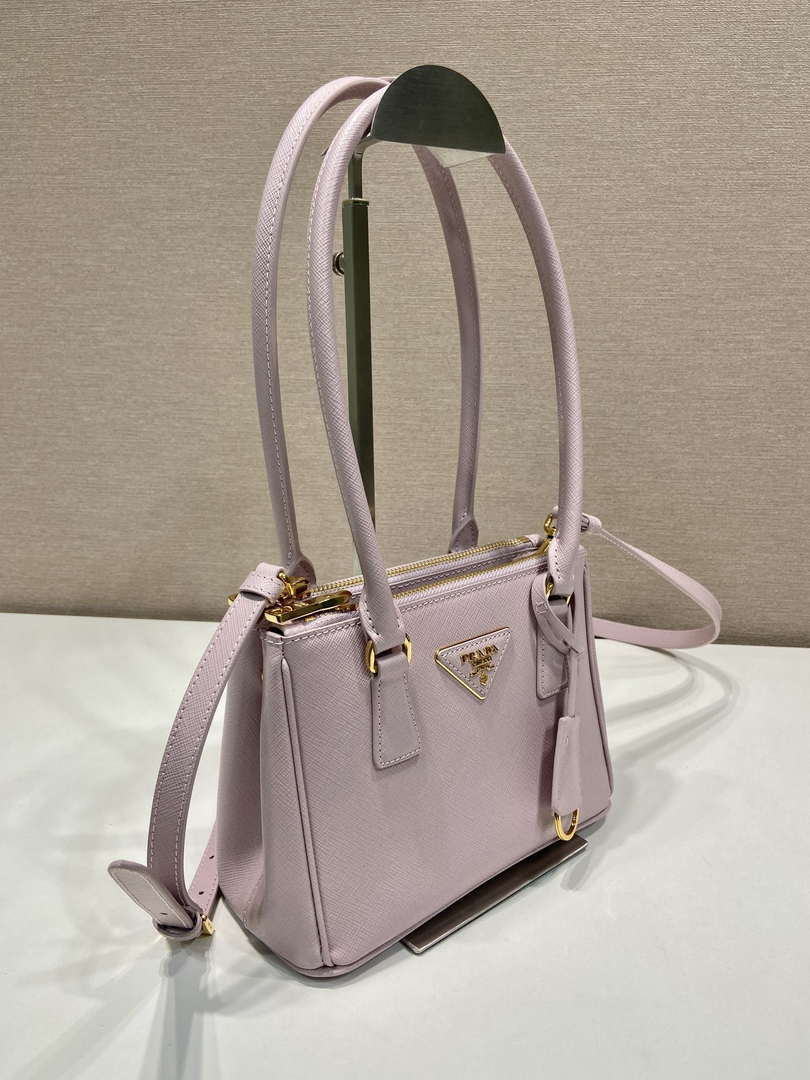 Prada 1BA906 Prada Galleria Saffiano leather mini-bag Light Purple