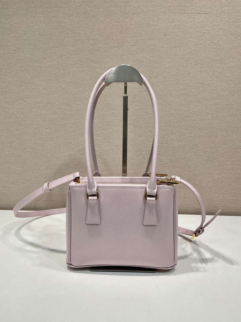 Prada 1BA906 Prada Galleria Saffiano leather mini-bag Light Purple