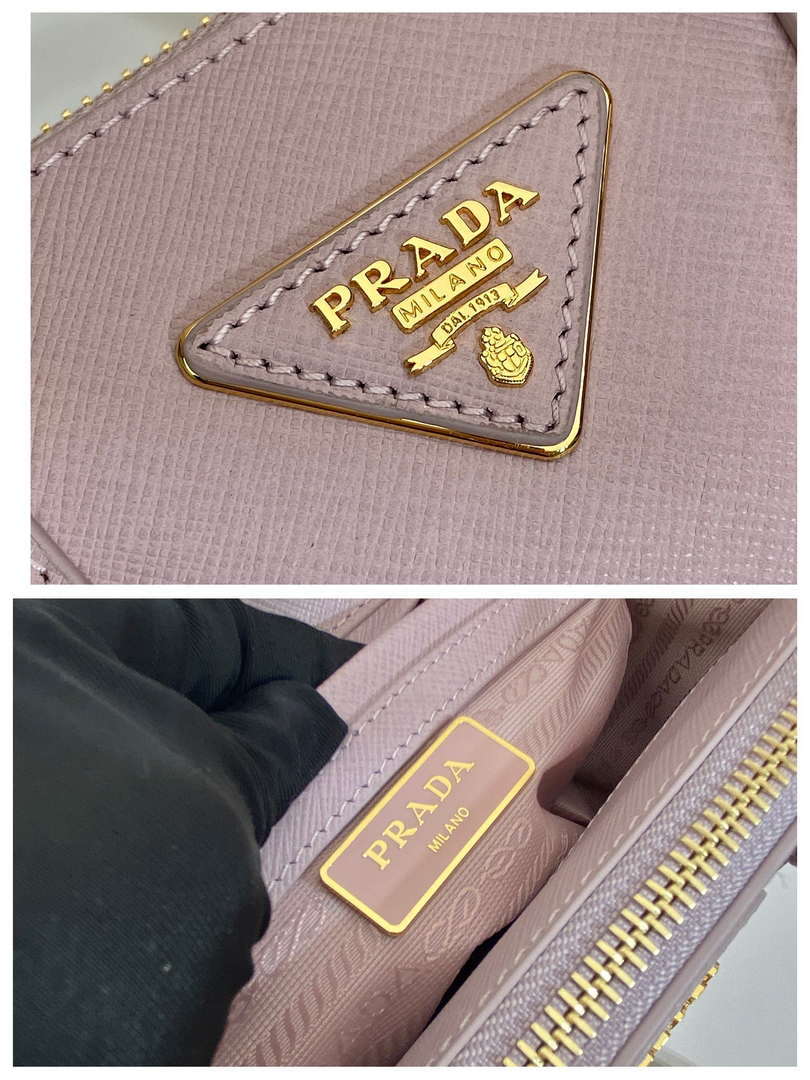 Prada 1BA906 Prada Galleria Saffiano leather mini-bag Light Purple