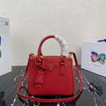 Prada 1BA906 Prada Galleria Saffiano leather mini-bag Red