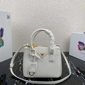 Prada 1BA906 Prada Galleria Saffiano leather mini-bag White