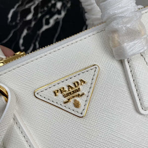 Prada 1BA906 Prada Galleria Saffiano leather mini-bag White - Default Title - View 4