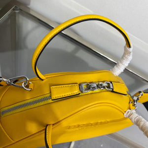 Prada 1BB082 Leather Prada Triangle bag Yellow - Default Title - View 6