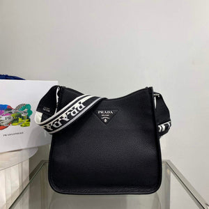 Prada Leather hobo bag 1BC073 In Black - Default Title - View 1