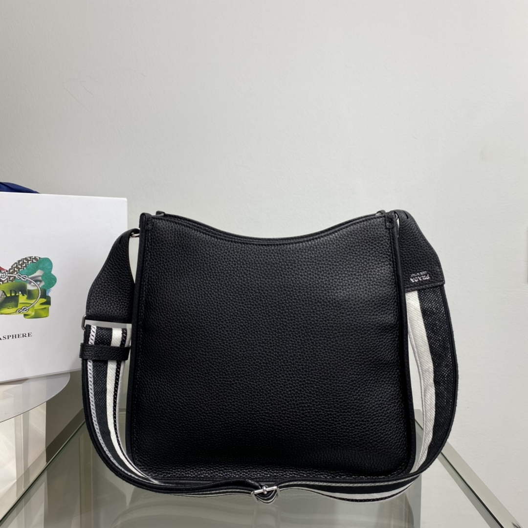 Prada Leather hobo bag 1BC073 In Black - Default Title - View 2