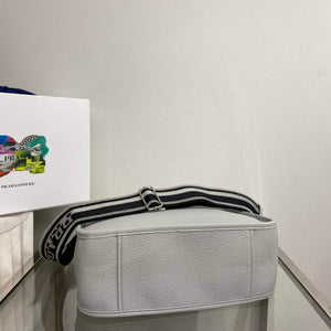 Prada Leather hobo bag 1BC073 Gray - Default Title - View 5
