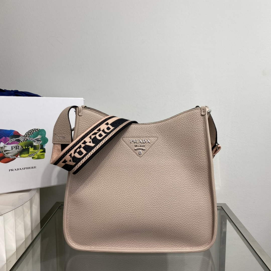 Prada Leather hobo bag 1BC073 In Pink - Default Title - View 1