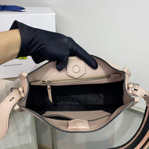 Prada Leather hobo bag 1BC073 In Pink - Default Title - View 8