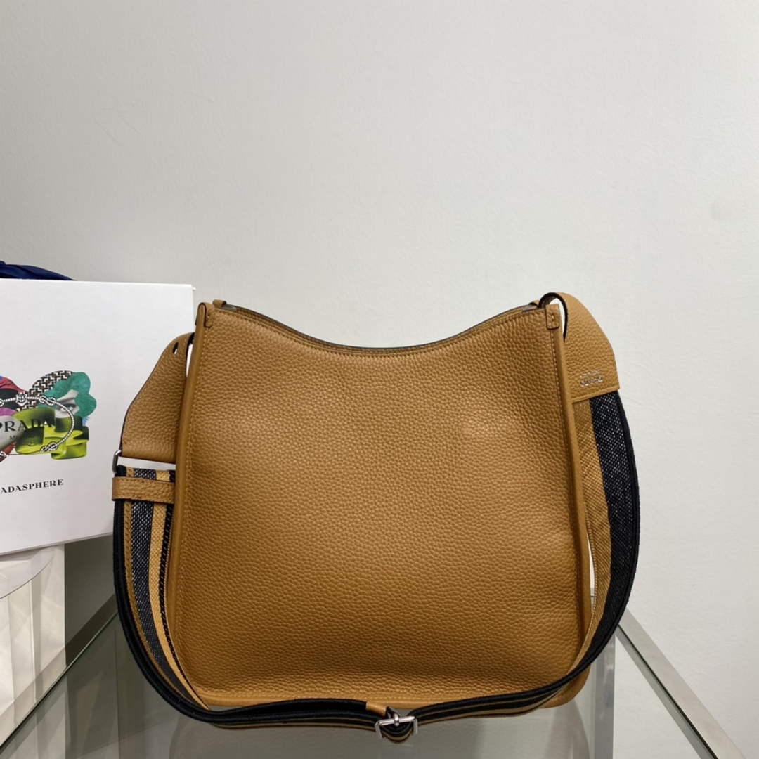 Prada Leather hobo bag 1BC073 Tan - Default Title - View 2