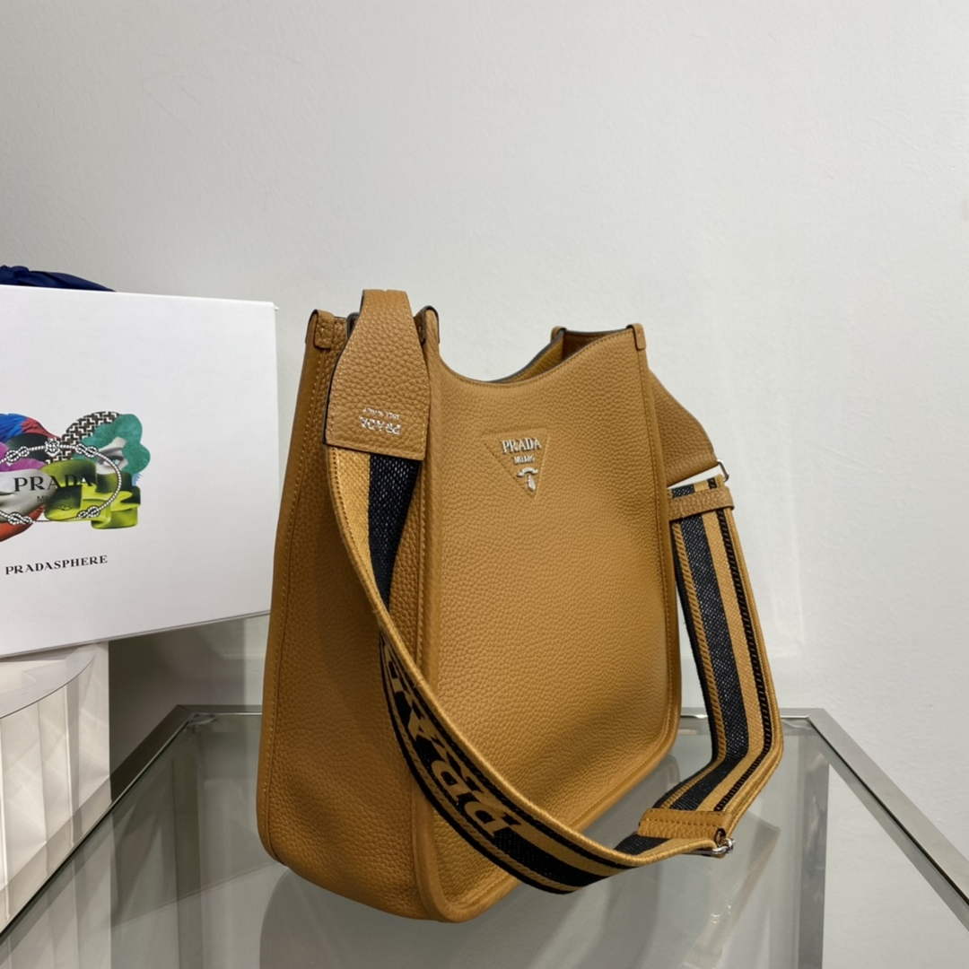Prada Leather hobo bag 1BC073 Tan - Default Title - View 3