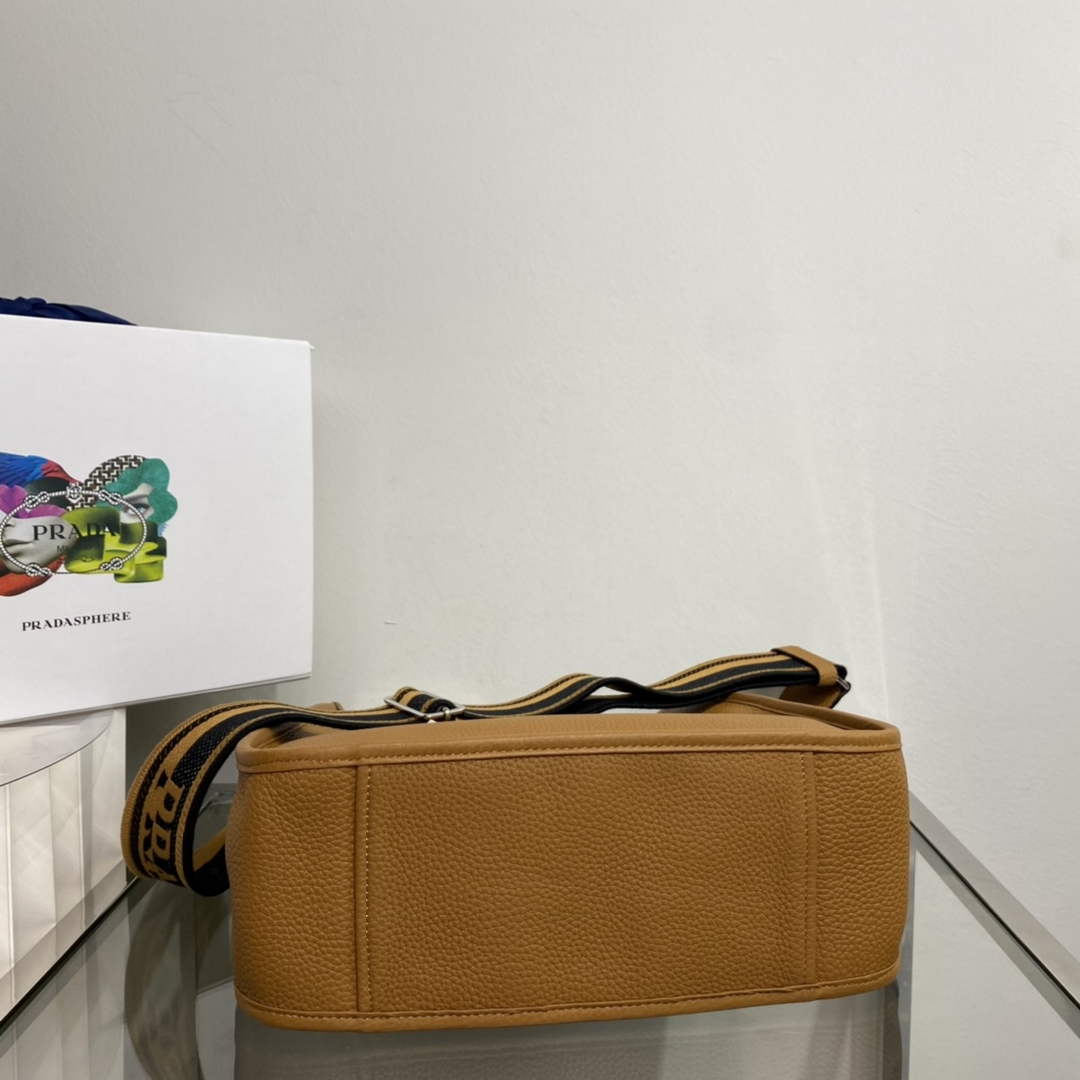 Prada Leather hobo bag 1BC073 Tan - Default Title - View 5