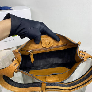 Prada Leather hobo bag 1BC073 Tan - Default Title - View 8