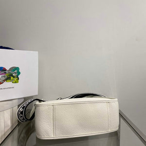 Prada Leather hobo bag 1BC073 white - Default Title - View 5