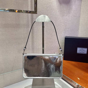 Prada 1BC155 Saffiano leather mini bag Blingbing Silver - Default Title - View 3