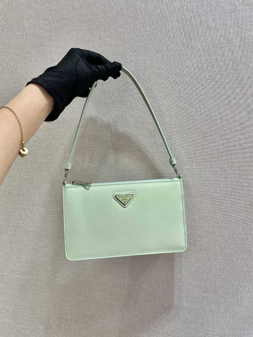 Prada 1BC155 Saffiano leather mini bag Green - Default Title - View 1