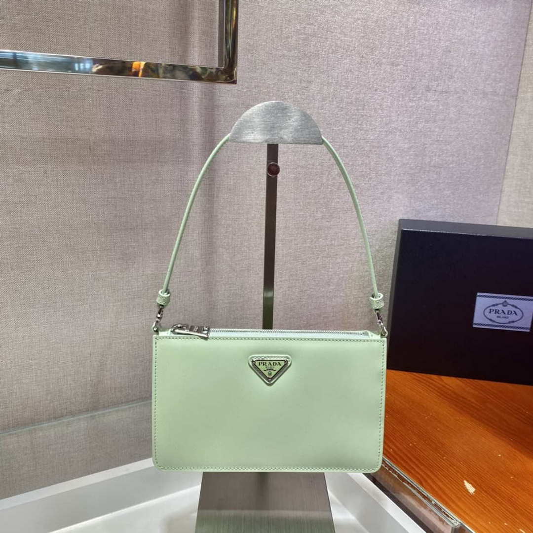 Prada 1BC155 Saffiano leather mini bag Green - Default Title - View 2